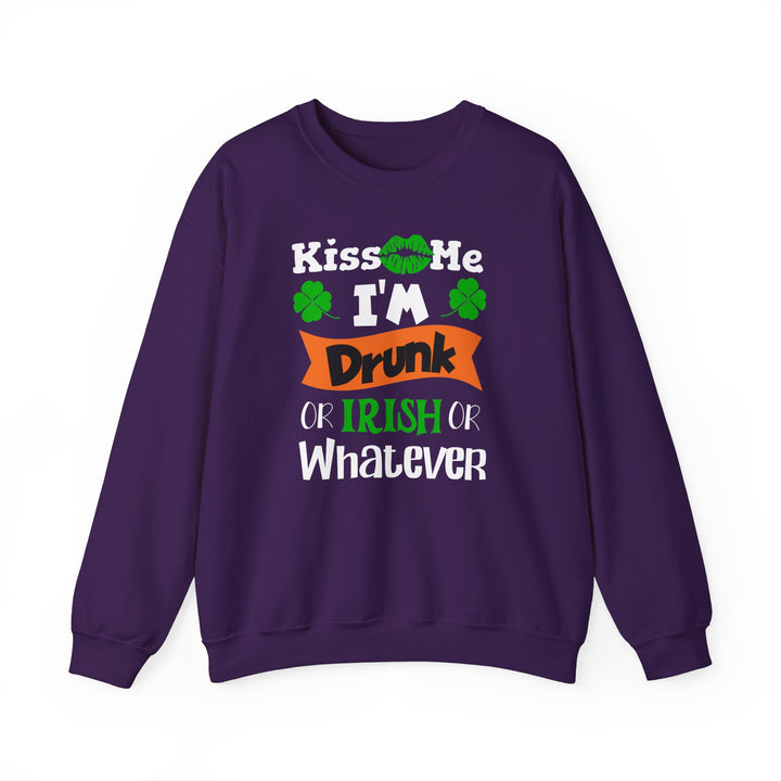 Kiss Me I'm Drunk - Unisex Heavy Blend™ Crewneck Sweatshirt