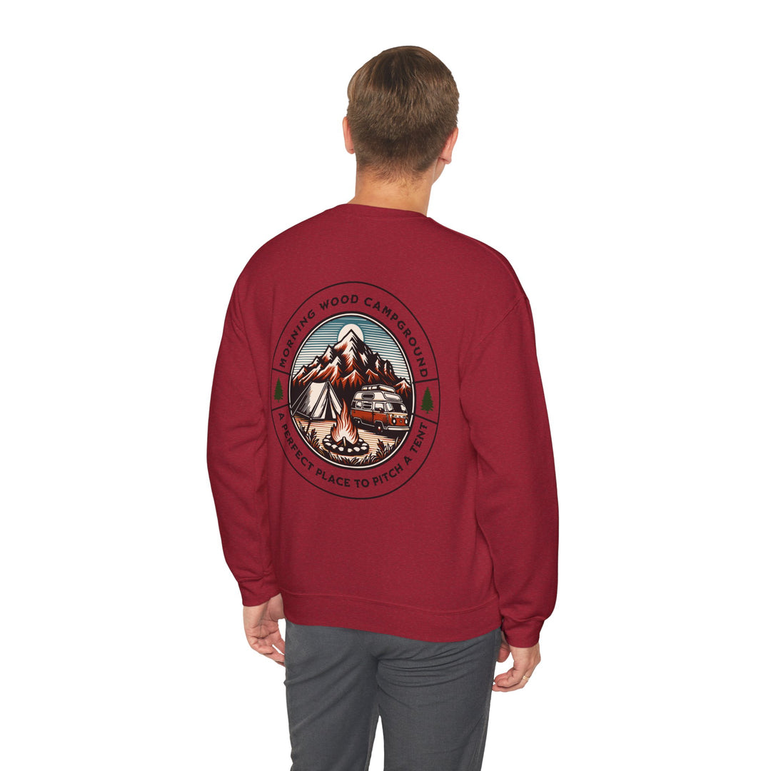 Morning Wood Campground - Unisex Heavy Blend™ Crewneck Sweatshirt