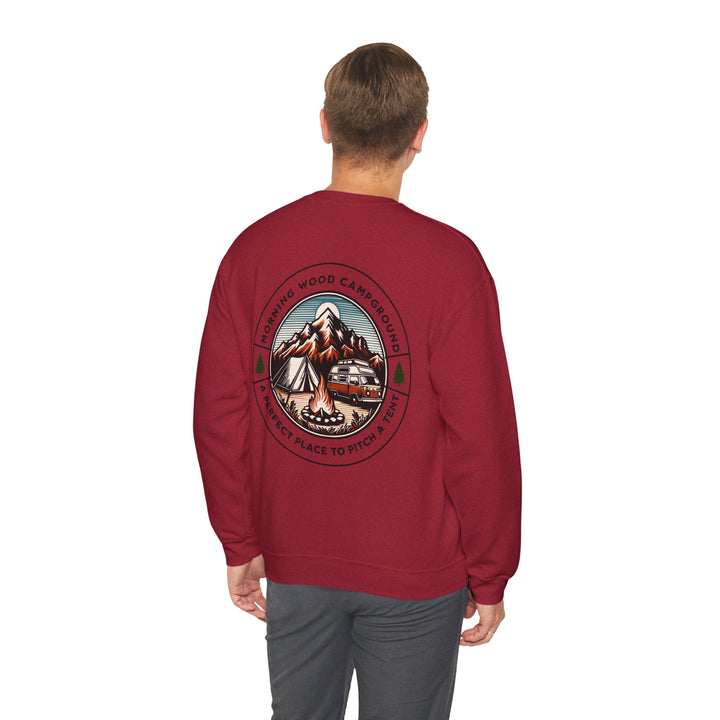 Morning Wood Campground - Unisex Heavy Blend™ Crewneck Sweatshirt