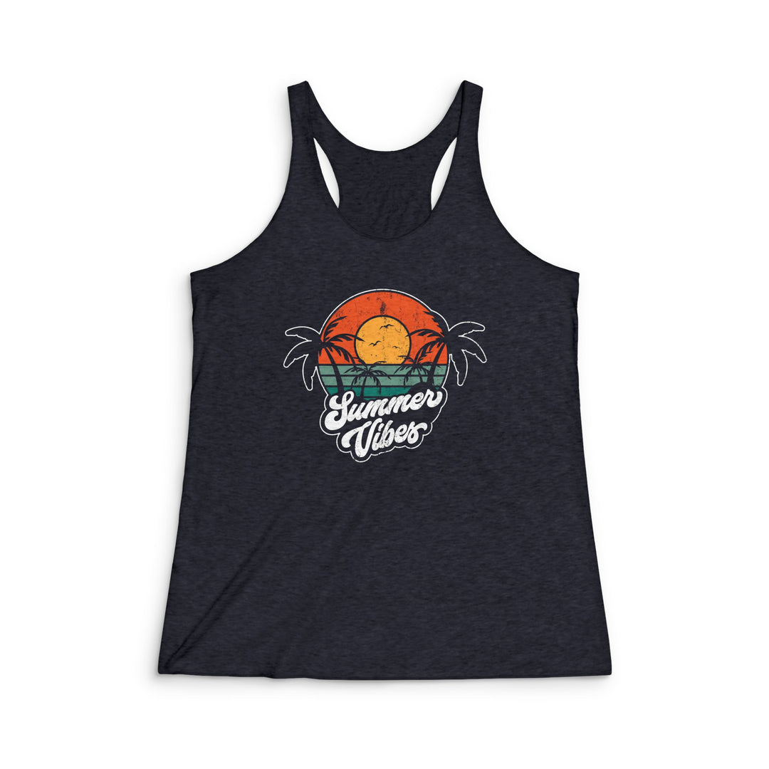 Summer Vibes - Women's Tri-Blend Racerback Tank