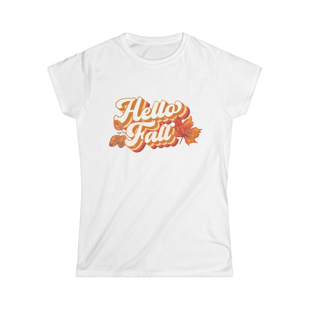Retro Hello Fall - Women's Softstyle Tee