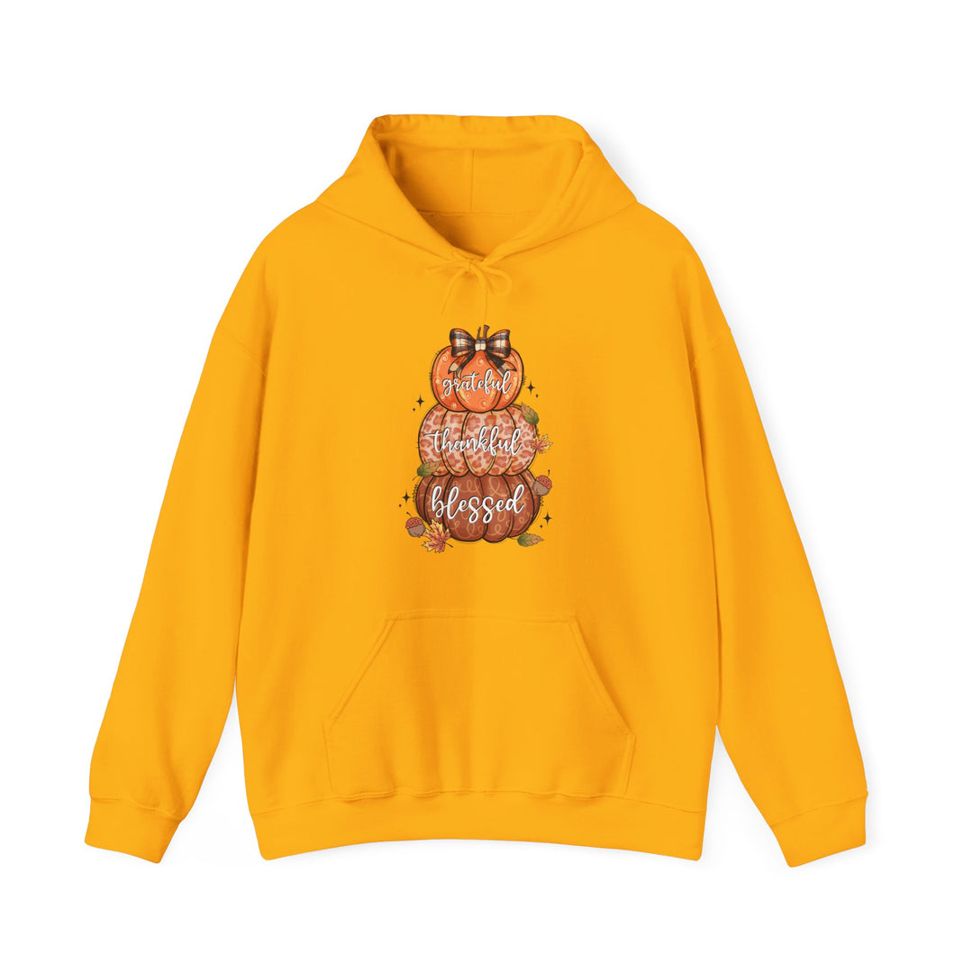 Grateful Thankful Blessed Pumpkins - Unisex Heavy Blend™ Hooded Sweatshirt