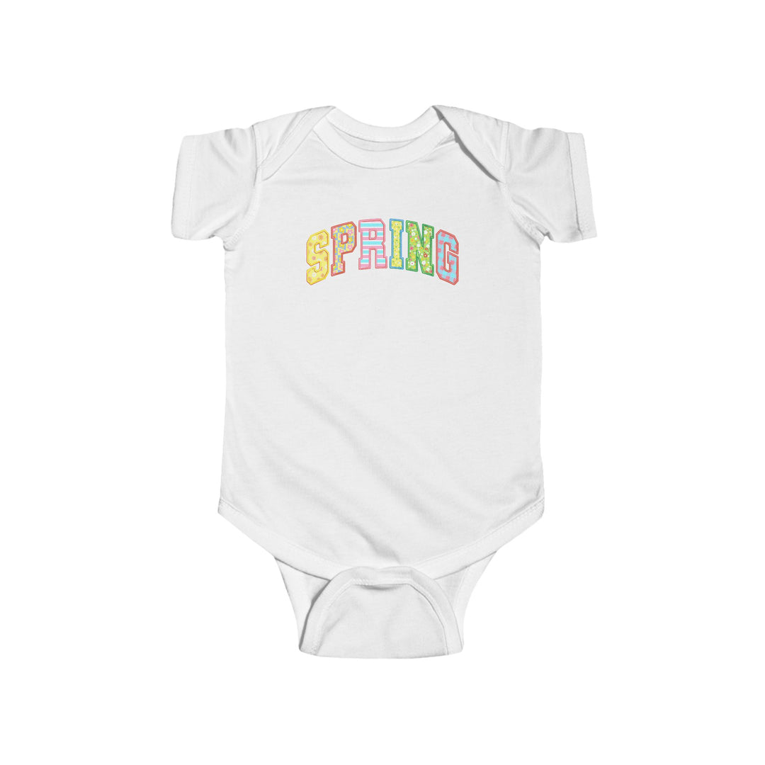 Spring Quilt - Infant Fine Jersey Bodysuit