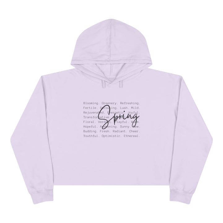 Spring - Crop Hoodie