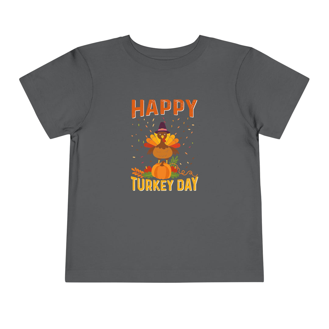 happy Turkey Day - Toddler Short Sleeve Tee