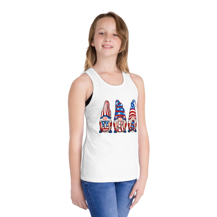 4th Of July Gnomes - Kid's Jersey Tank Top