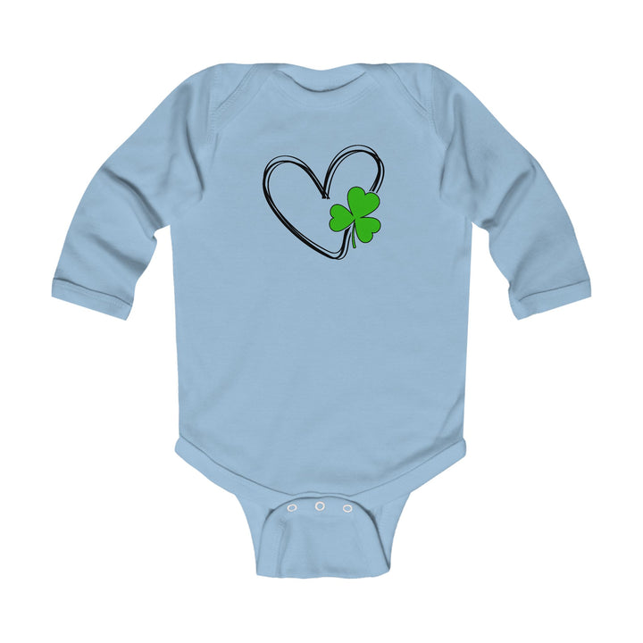 Heart & Clover - Infant Long Sleeve Bodysuit