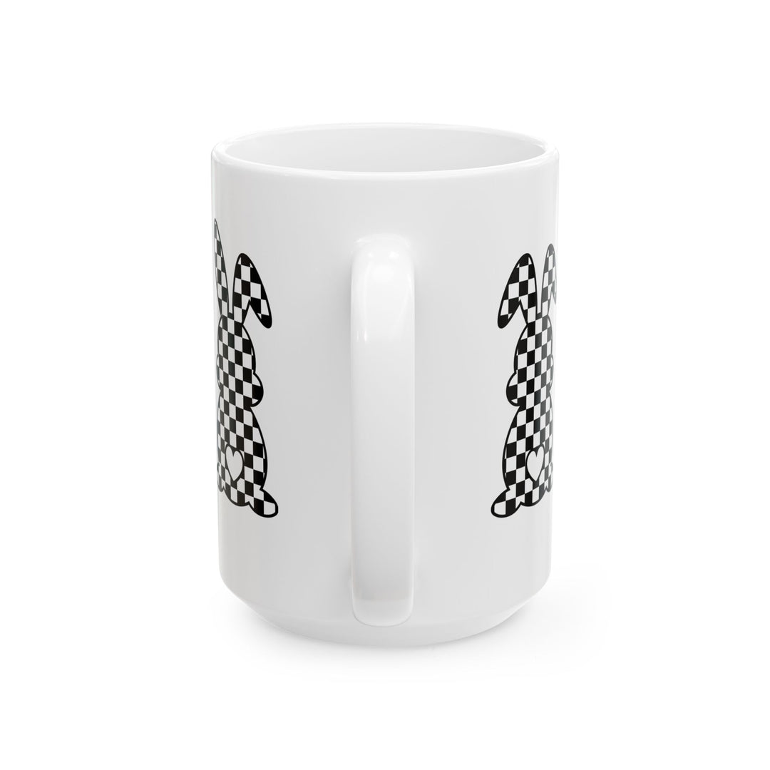 Heart Bunny - Ceramic Mug, (11oz, 15oz)