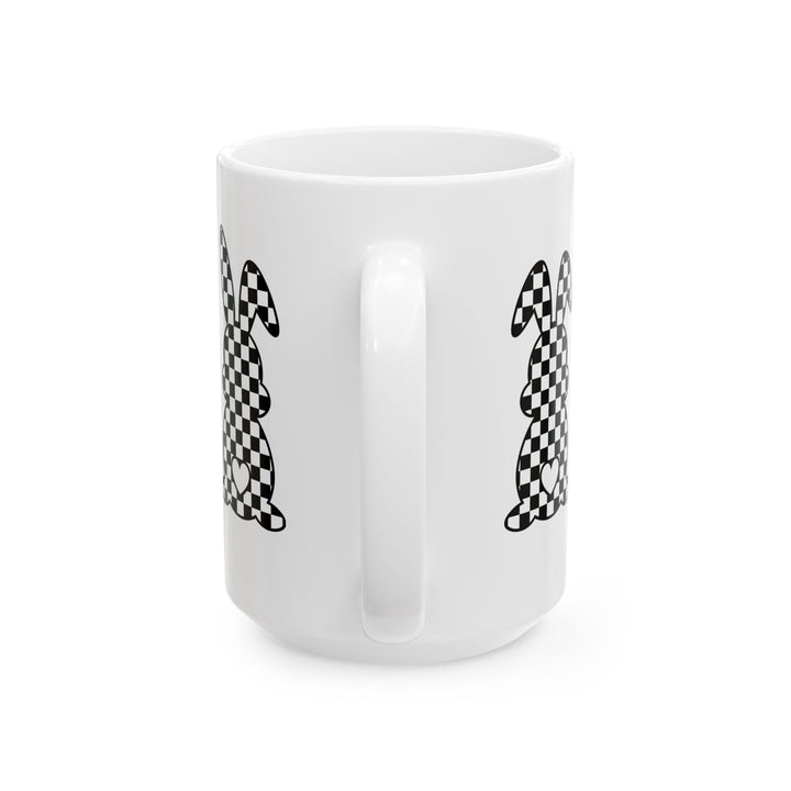 Heart Bunny - Ceramic Mug, (11oz, 15oz)