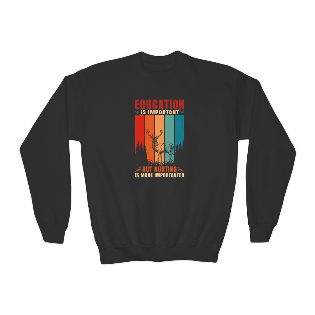 Hunting Education - Youth Crewneck Sweatshirt