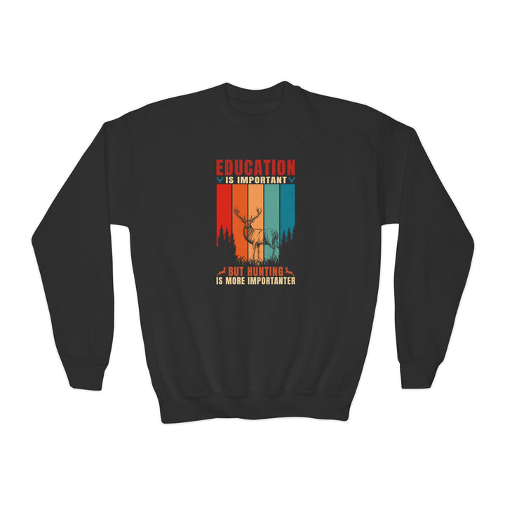Hunting Education - Youth Crewneck Sweatshirt