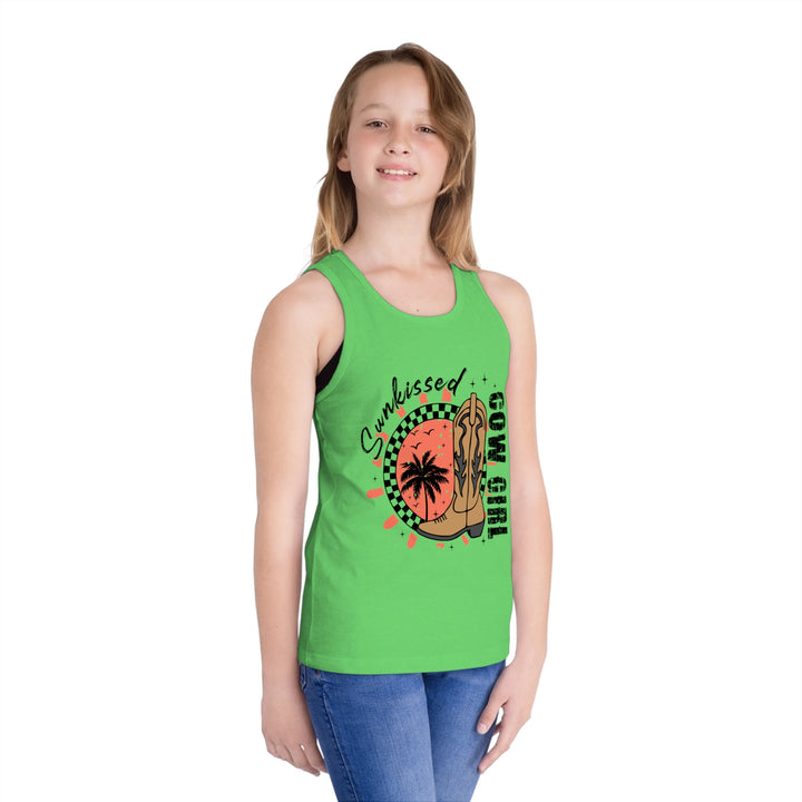 Sunkissed Cowgirl - Kid's Jersey Tank Top