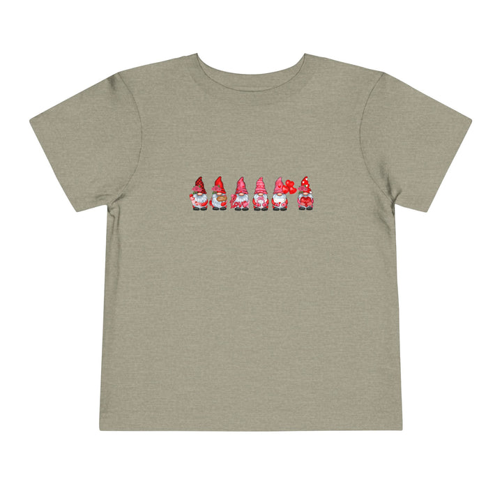 Valentines Gnomes - Toddler Short Sleeve Tee
