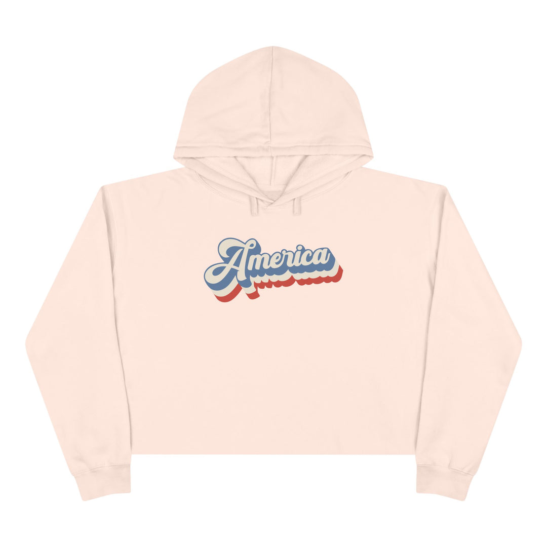 Retro America - Crop Hoodie