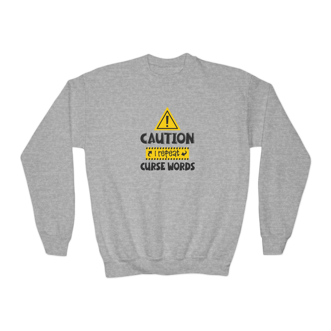 Caution - Youth Crewneck Sweatshirt