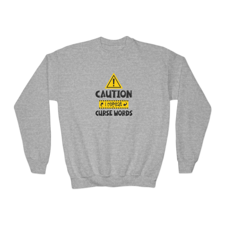 Caution - Youth Crewneck Sweatshirt