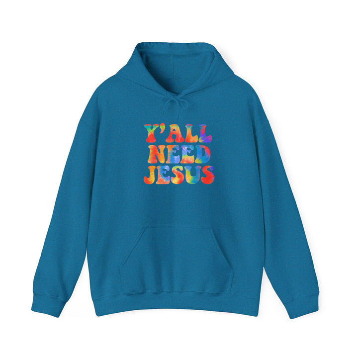 Y'All Need Jesus - Unisex Heavy Blend™ Hooded Sweatshirt