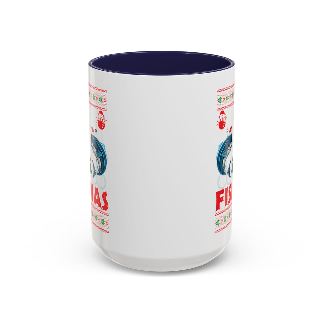 Merry Fishmas - Accent Coffee Mug (11, 15oz)