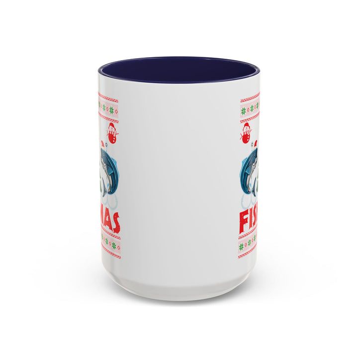 Merry Fishmas - Accent Coffee Mug (11, 15oz)