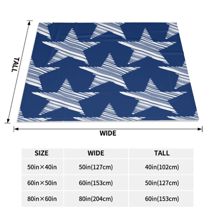 Scribble Stars - Sofa Blanket