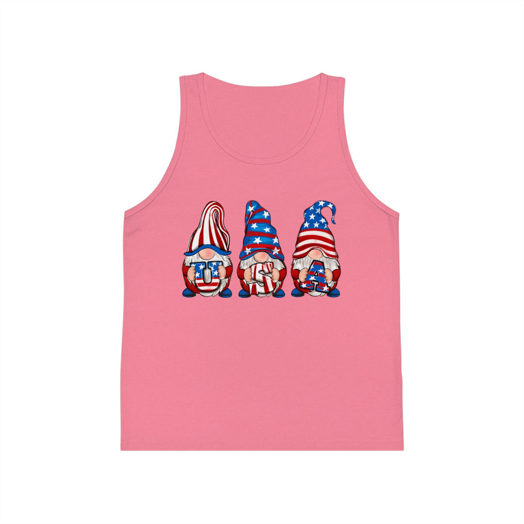 4th Of July Gnomes - Kid's Jersey Tank Top