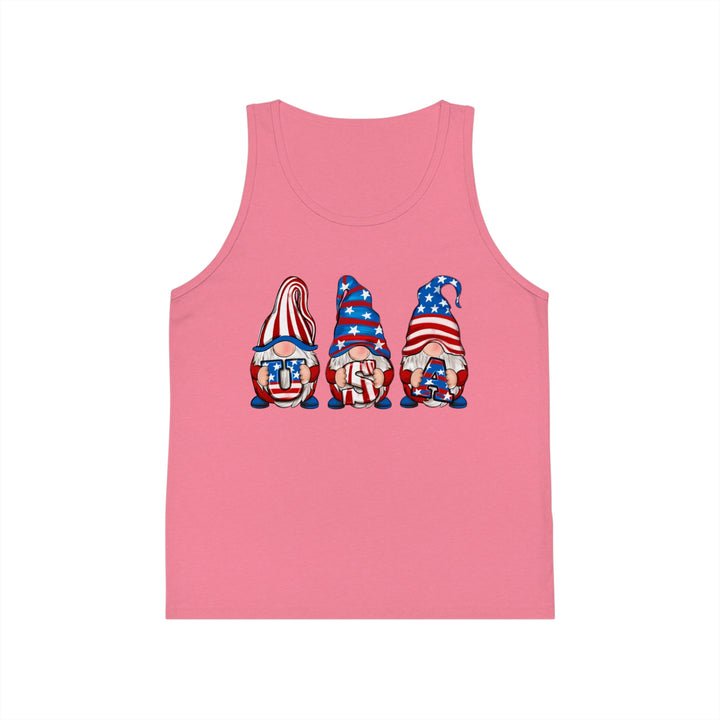 4th Of July Gnomes - Kid's Jersey Tank Top