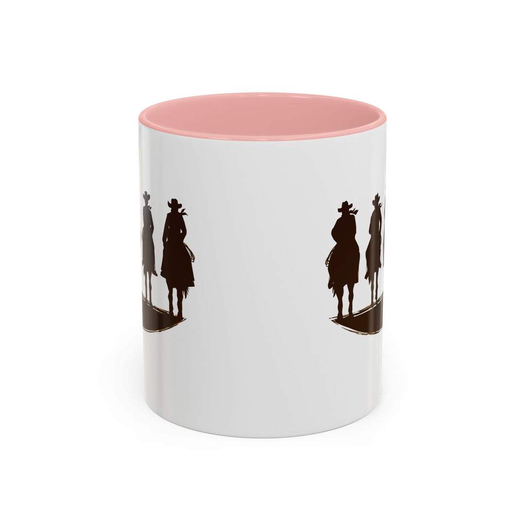 Cowboy Silhouette - Accent Coffee Mug (11, 15oz)