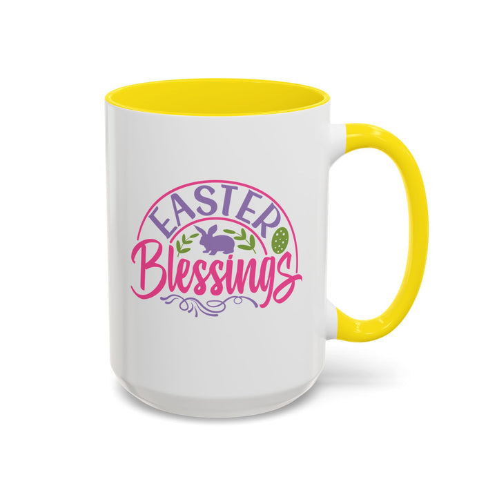 Easter Blessings - Accent Coffee Mug (11, 15oz)