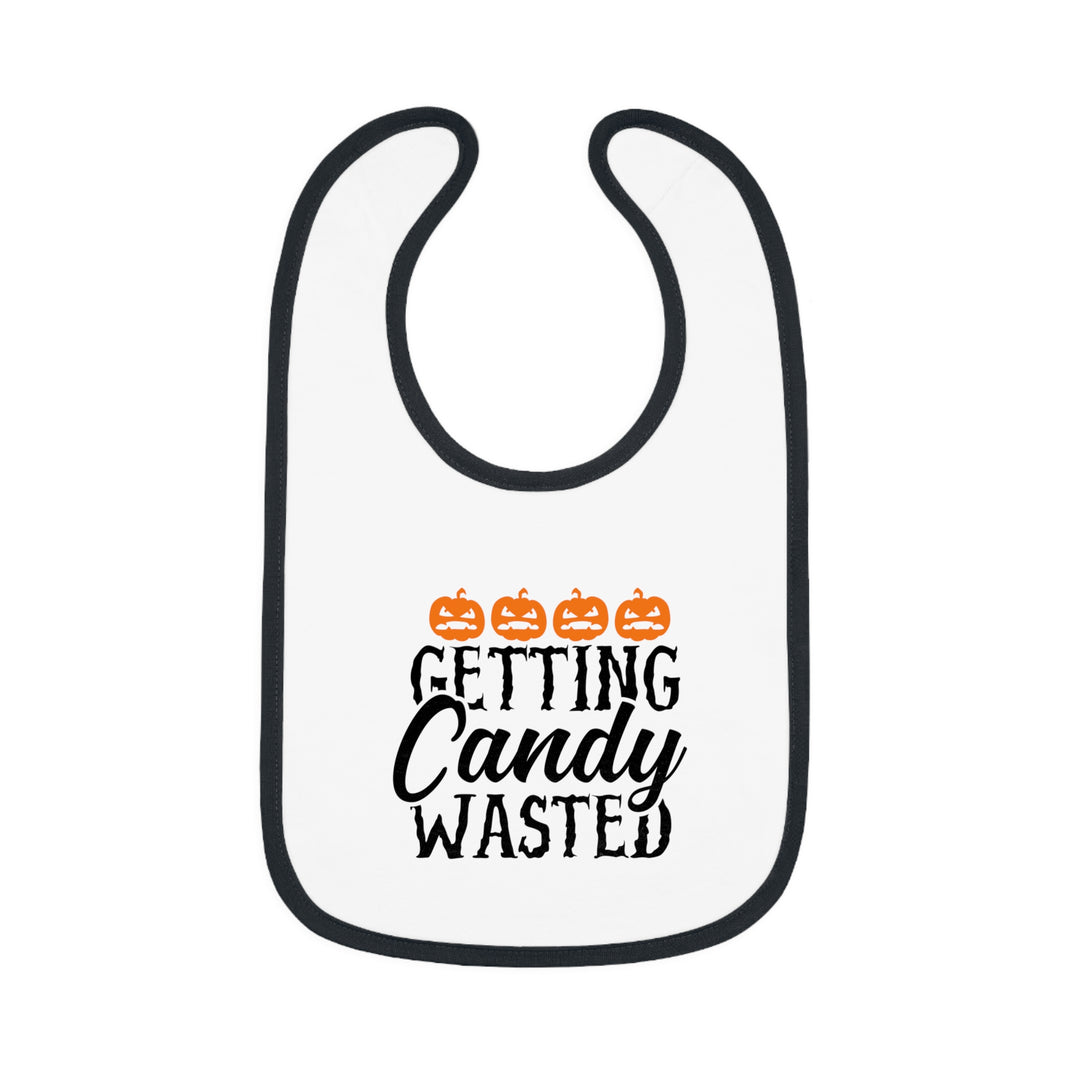Getting Candy Wasted - Baby Contrast Trim Jersey Bib