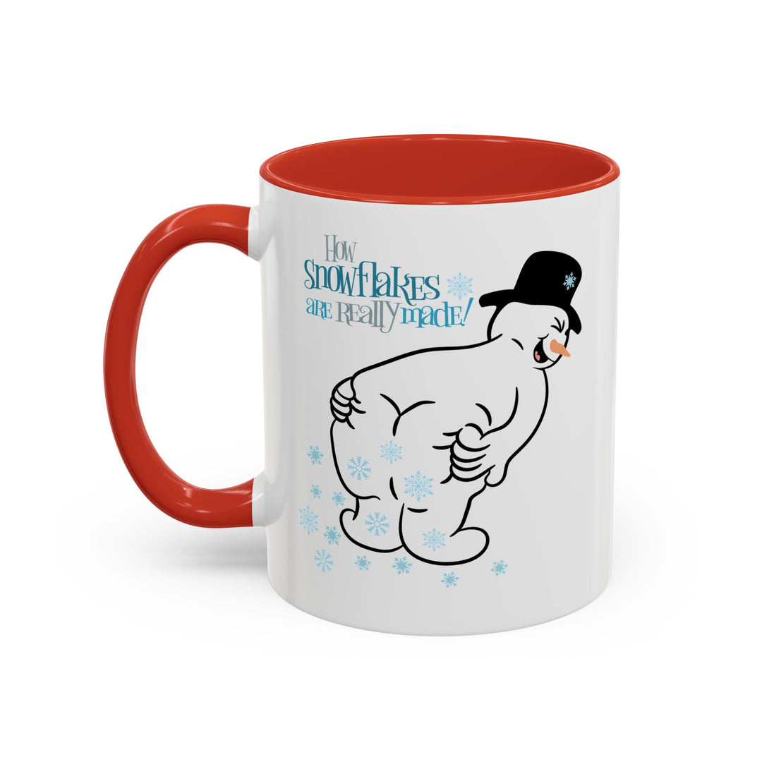How Snowflakes Are Made - Accent Coffee Mug (11, 15oz)