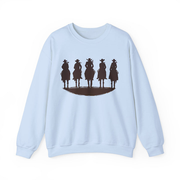 Cowboy Silhouette - Unisex Heavy Blend™ Crewneck Sweatshirt