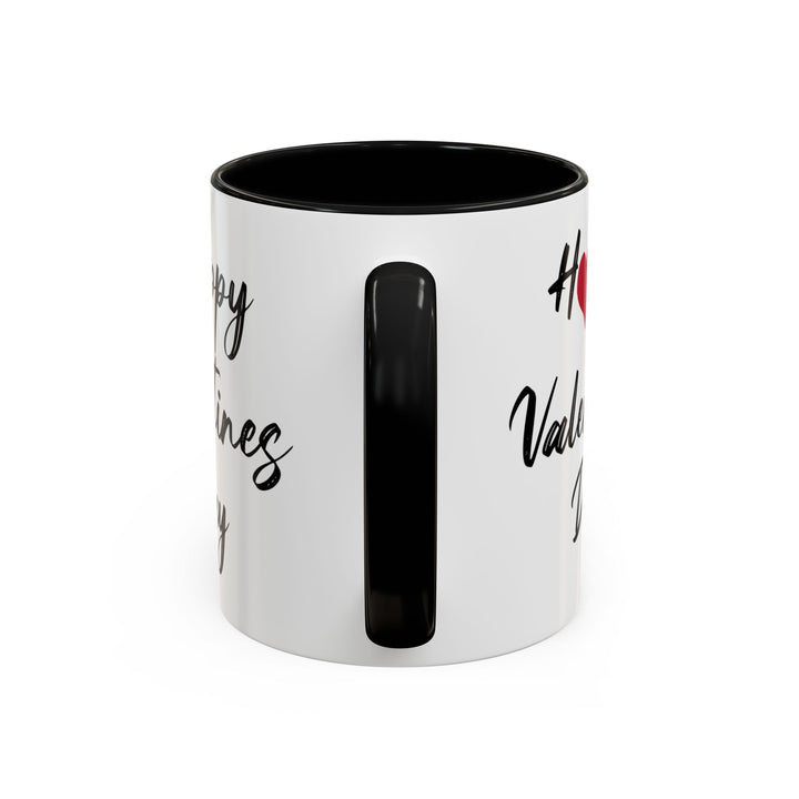 Happy Valentines Day - Accent Coffee Mug (11, 15oz)