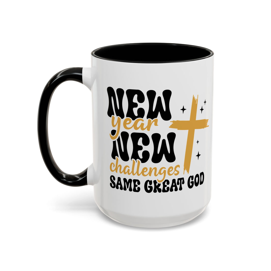 New Year Same Great God - Accent Coffee Mug (11, 15oz)