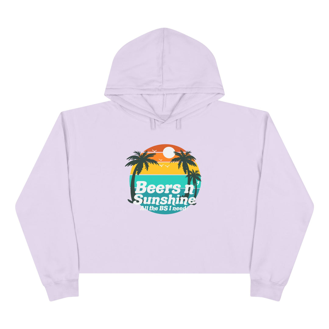 Beers N Sunshine - Crop Hoodie