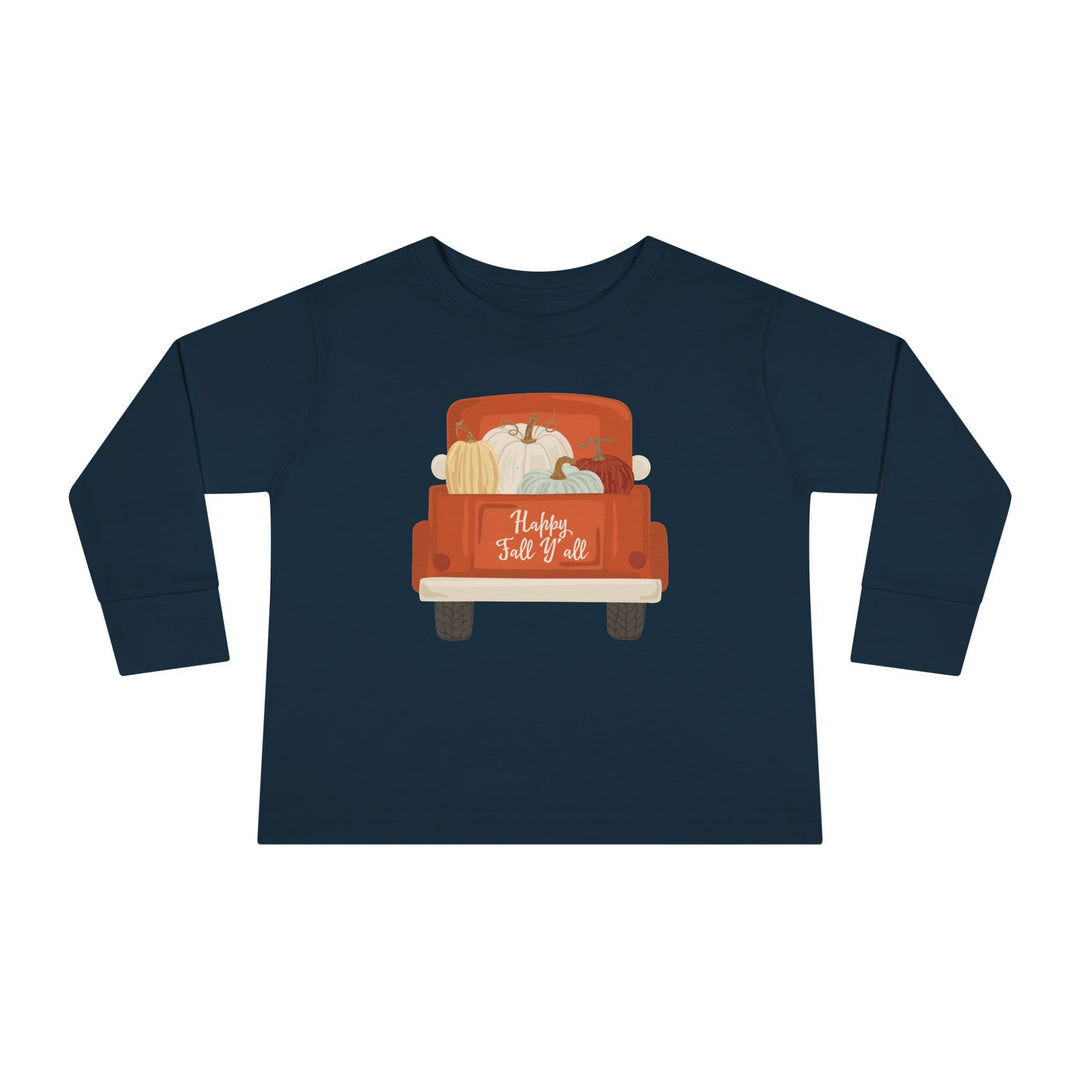 Happy Fall Y'All - Toddler Long Sleeve Tee