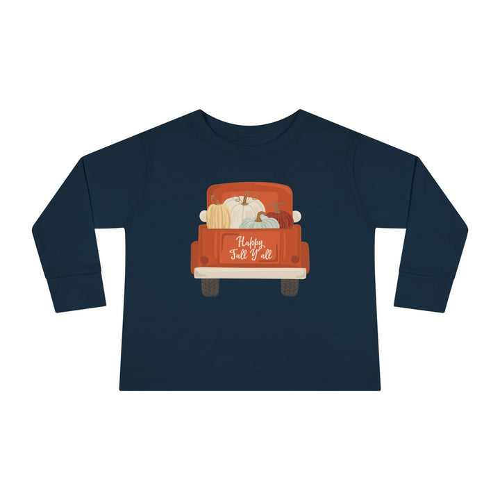 Happy Fall Y'All - Toddler Long Sleeve Tee