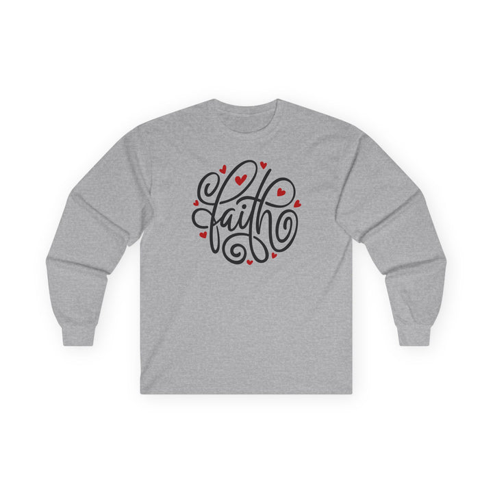 Faith Hearts - Unisex Ultra Cotton Long Sleeve Tee