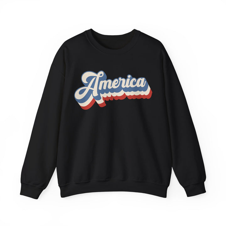 Retro America - Unisex Heavy Blend™ Crewneck Sweatshirt