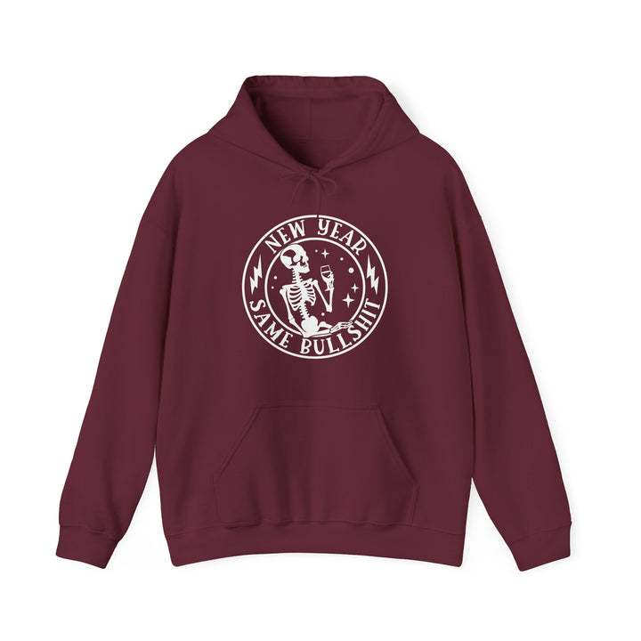 New Year Same Bullsh*t - Unisex Heavy Blend™ Hooded Sweatshirt