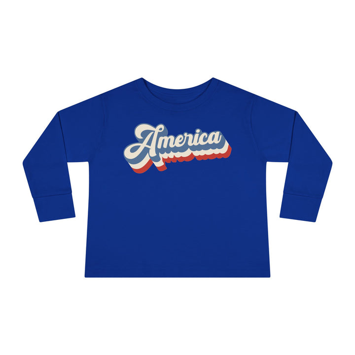 Retro America - Toddler Long Sleeve Tee