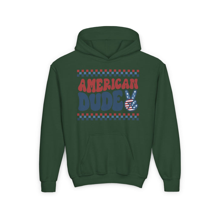 American Dude - Youth Heavy Blend Hooded Sweatshirt