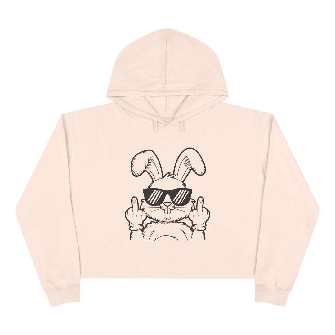 Middle Finger - Crop Hoodie