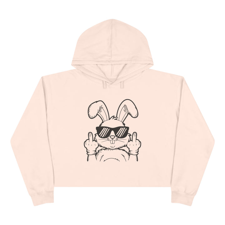 Middle Finger - Crop Hoodie