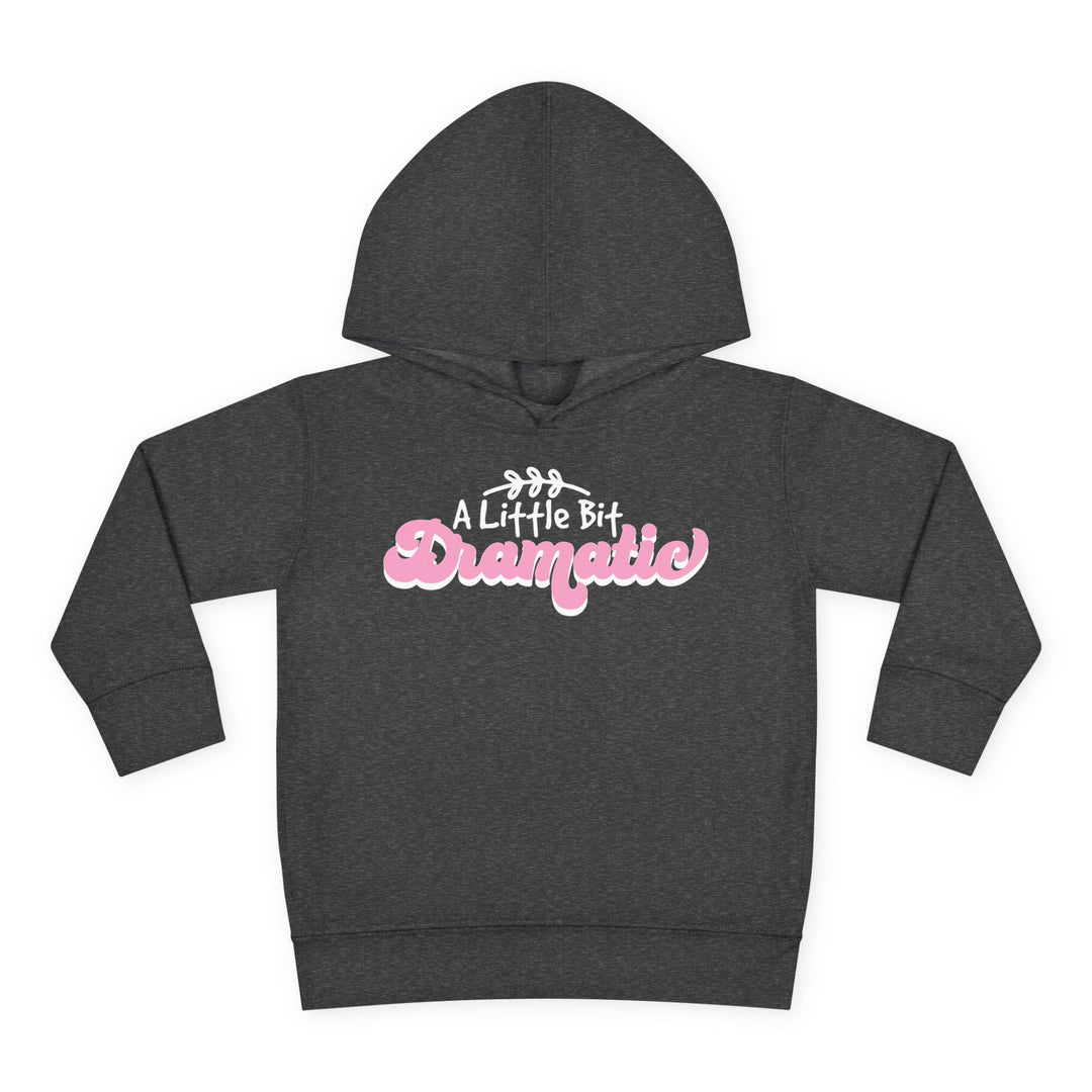 Little Bit Dramatic - Toddler Pullover Fleece Hoodie