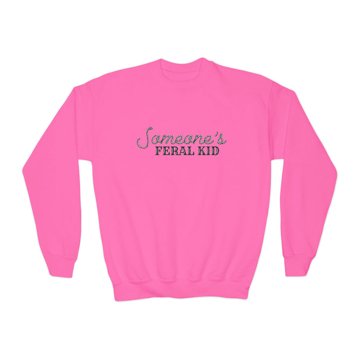 Someone's Feral Kid - Youth Crewneck Sweatshirt