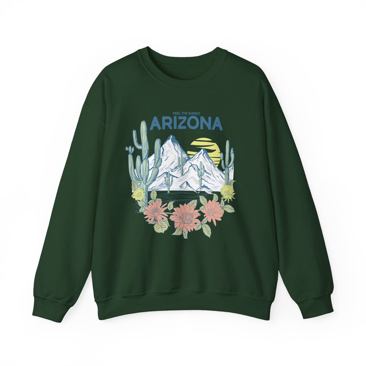 Feel The Sunset Arizona - Unisex Heavy Blend™ Crewneck Sweatshirt