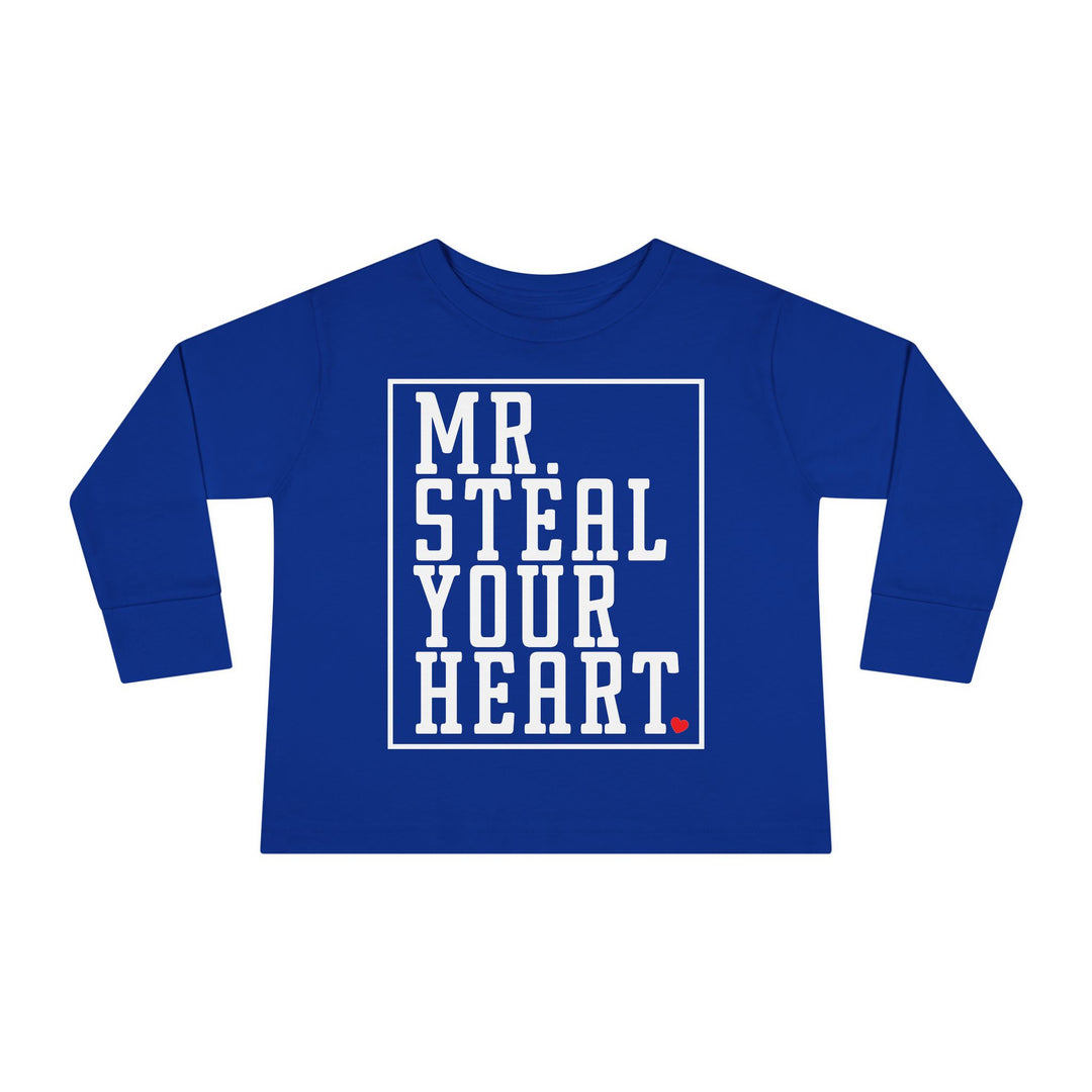 Mr. Steal Your Heart - Toddler Long Sleeve Tee