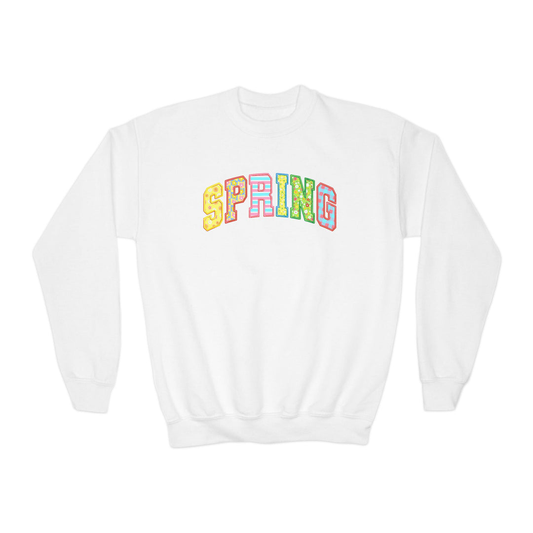 Spring Quilt - Youth Crewneck Sweatshirt