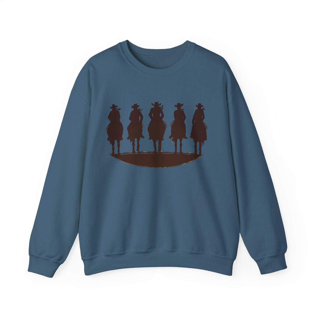 Cowboy Silhouette - Unisex Heavy Blend™ Crewneck Sweatshirt