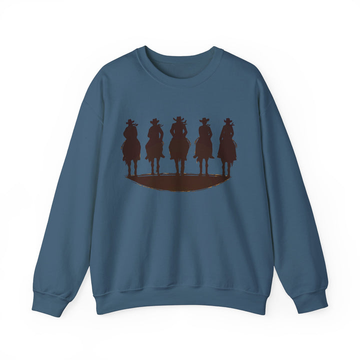 Cowboy Silhouette - Unisex Heavy Blend™ Crewneck Sweatshirt